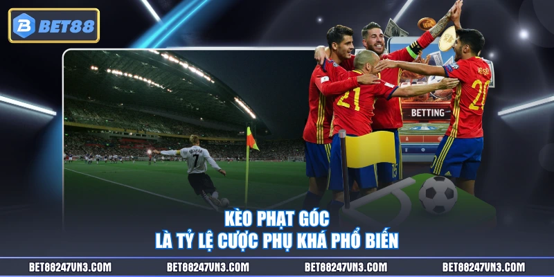 Kèo phạt góc là tỷ lệ cược phụ khá phổ biến